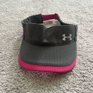 Under Armor Pink and Gray Visor